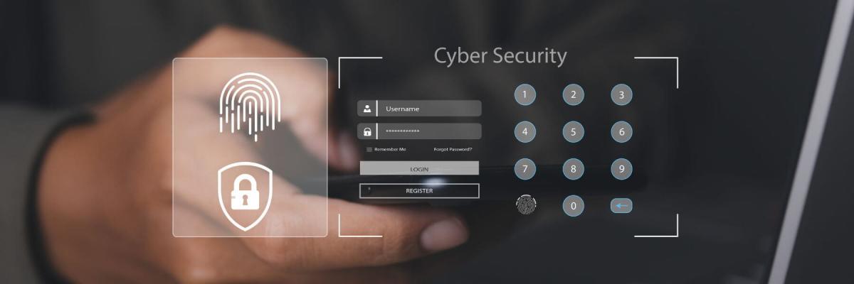  Cyber security futuristic digital processing of biometric identification